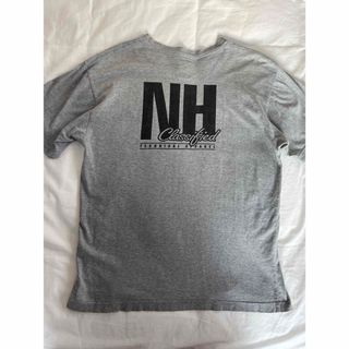 NEIGHBORHOOD - ネイバーフッド　ビッグバックロゴ入りTシャツ　グレー　メンズ　クルーネック　古着