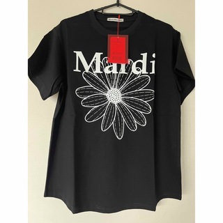 Mardi Mercredi マルディメクルディ Tシャツ ブラック韓国(Tシャツ/カットソー(半袖/袖なし))