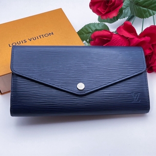 ルイヴィトン(LOUIS VUITTON)の極美品✨ルイヴィトン ポルトフォイユ サラ エピ アンディゴブルー　長財布(財布)