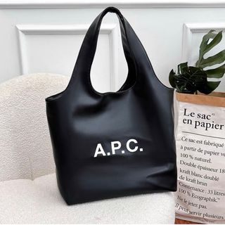 アーペーセー(A.P.C)の【新品】a.p.c トートバッグ ニノン ショルダーバッグ ブラック　タグ無し(トートバッグ)