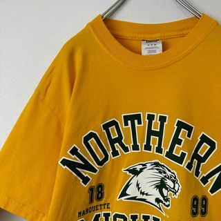 ビンテージ　古着　NORTHERE MICHIGAN 半袖tシャツ　メンズ(Tシャツ/カットソー(半袖/袖なし))