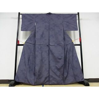 平和屋-こころ店■本場大島紬　花七宝文　正絹　逸品　AAAE1588Bzg(着物)