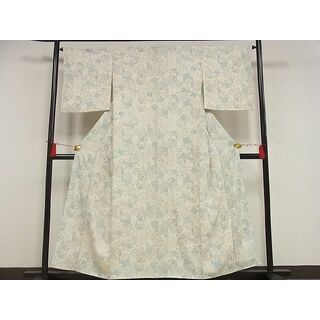 平和屋-こころ店■上質な小紋　風景文　正絹　逸品　AAAF3605Bnp(着物)