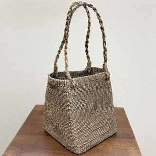 OUTERSUNSET abaca basket pouch(かごバッグ/ストローバッグ)