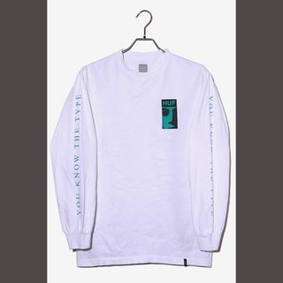 HUF - ハフ ザ タイプ ロングスリーブ Tシャツ コットン カットソー M ホワイト