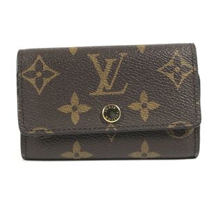 LOUIS VUITTON - ルイヴィトン LOUIS VUITTON キーケース ミュルティクレ 6 M62630 モノグラム 6連 鍵 キーケース モノグラムキャンバス ブラウン 新品同様