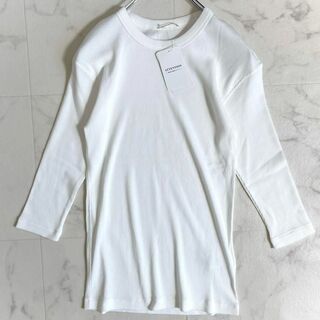 DEUXIEME CLASSE - 【新品】ドゥーズィエムクラス rib Tシャツ ホワイト 定価1.4万円 リブ