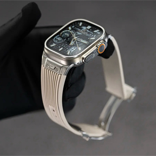 アップル(Apple)のApple watch アップルウォッチ バンド ベルト  メカデザイン(腕時計(デジタル))