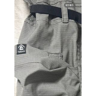 【美品】TORAYA EQUIPMENT   旅道具トラヤ　千鳥格子365パンツ