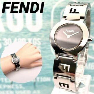 フェンディ(FENDI)の極美品■稼働 レディース 腕時計 FENDI 磨き フェンディ オロロジ 黒文字(腕時計)