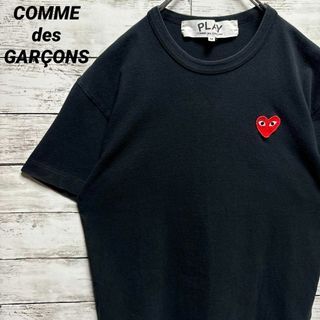 コムデギャルソン(COMME des GARCONS)のa227【即完売モデル】コムデギャルソン　刺繍ロゴ　ハート　半袖Tシャツ(Tシャツ/カットソー(半袖/袖なし))