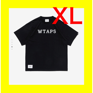 ダブルタップス(W)taps)のwtaps 24ss academy ss college ブラック　XL 新品(Tシャツ/カットソー(半袖/袖なし))