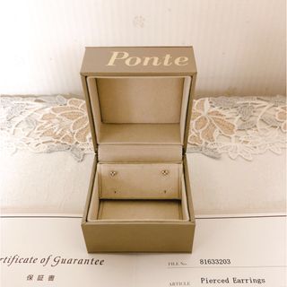 PonteVecchio - ポンテヴェキオ Ponte Vecchio K10YG ♡ダイヤモンドピアス