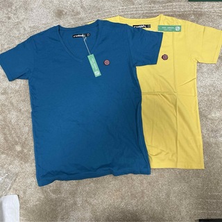 ロイヤル(roial)のroial Tシャツ Sサイズ 2枚 オーガニックコットン 未使用(Tシャツ/カットソー(半袖/袖なし))