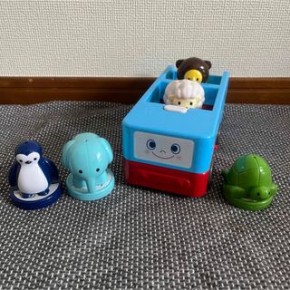 ブルーンバス　動物5体セット　こどもちゃれんじ(キャラクターグッズ)