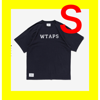 ダブルタップス(W)taps)のwtaps 24ss academy ss college ネイビー　S(Tシャツ/カットソー(半袖/袖なし))