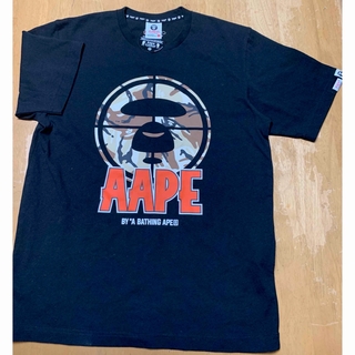 新品未使用Aapeエイプ　猿顔 人気　黒Tシャツ　タグ付き