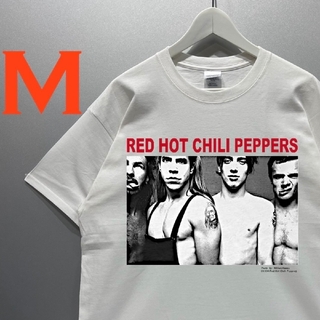 RED HOT CHILI PEPPERS レッチリ 半袖 Tシャツ 白(Tシャツ/カットソー(半袖/袖なし))