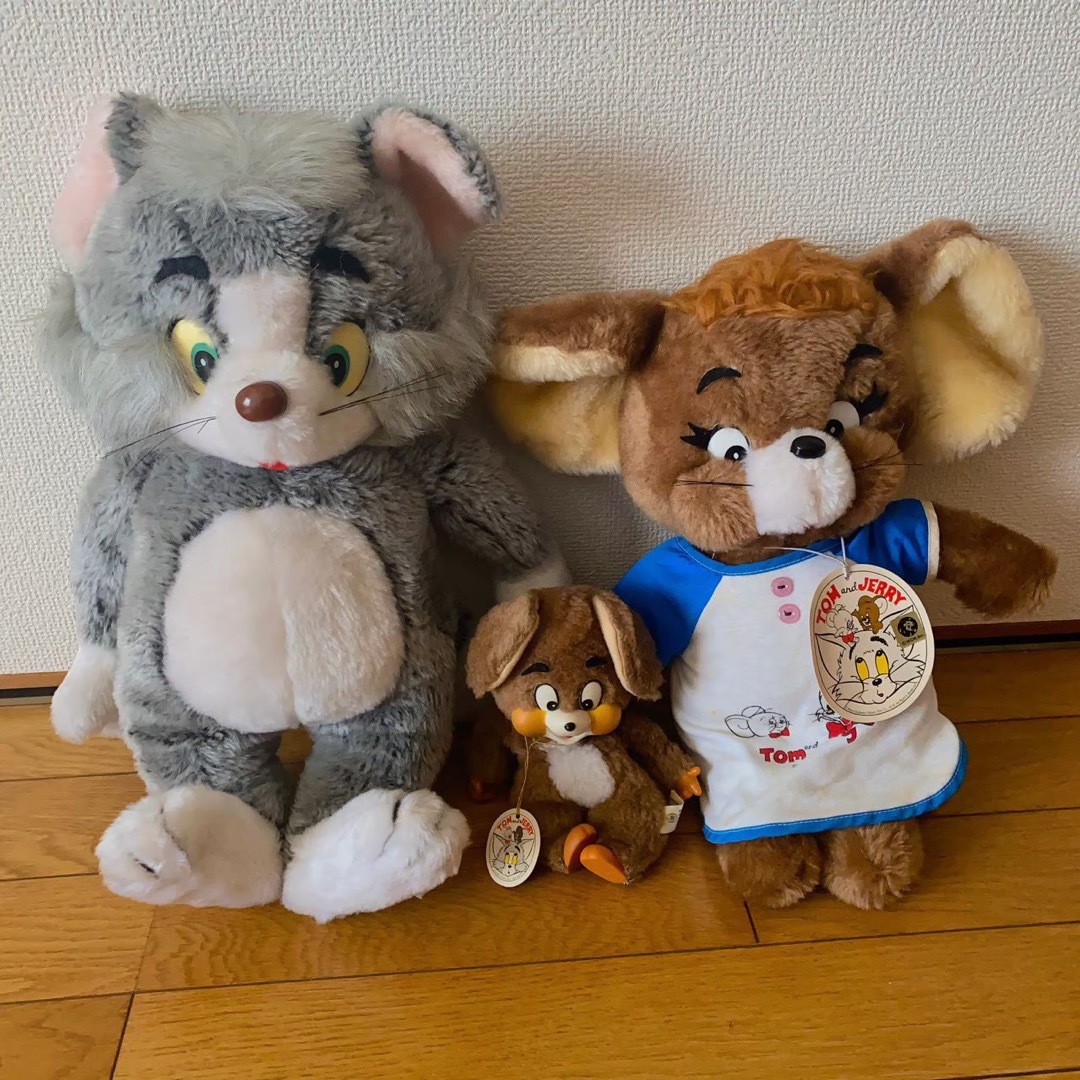 激レア】トムとジェリー ぬいぐるみ 1970年代 昭和レトロの通販 激レア】トムとジェリー ぬいぐるみ 1970年代 昭和レトロの通販