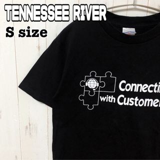 TENNESSEE RIVER プリントtシャツ 企業ロゴ　S ユニセックス古着(Tシャツ/カットソー(半袖/袖なし))