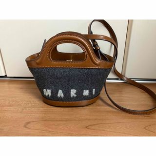 Marni - MARNI　トロピカリア フェルト　牛革　2way ⭐ ロゴ⭐