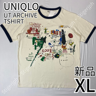 ユニクロ(UNIQLO)のユニクロ　UTアーカイブ　Tシャツ　オフホワイト　XLサイズ(Tシャツ/カットソー(半袖/袖なし))