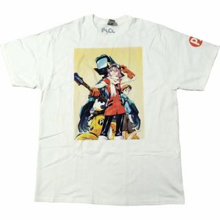 フリクリ　Tシャツ　XLサイズ　FLCL　アニメTシャツ　海外　両面プリント *(Tシャツ/カットソー(半袖/袖なし))