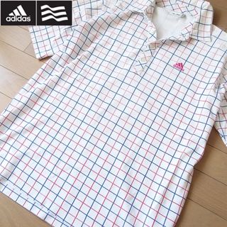 アディダス(adidas)のアディダスゴルフ O adidas メンズ 半袖ポロシャツ ホワイト(ウエア)