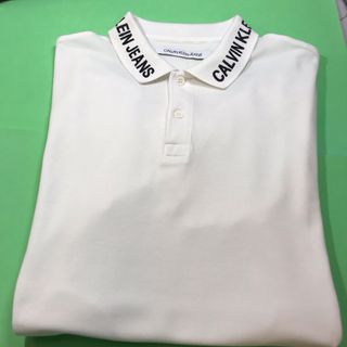 カルバンクライン(Calvin Klein)のカルバンクラインジーンズ…紳士、半袖ポロシャツ…(Sサイズ位)(ポロシャツ)