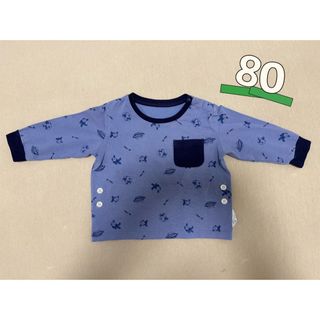 ユニクロ(UNIQLO)のユニクロ ベビー キッズ パジャマの上半身のみ　80(パジャマ)