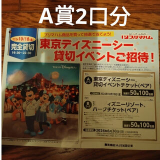 Disney - プリマハム　東京ディズニーシー貸切イベントチケット（ペア）2口分