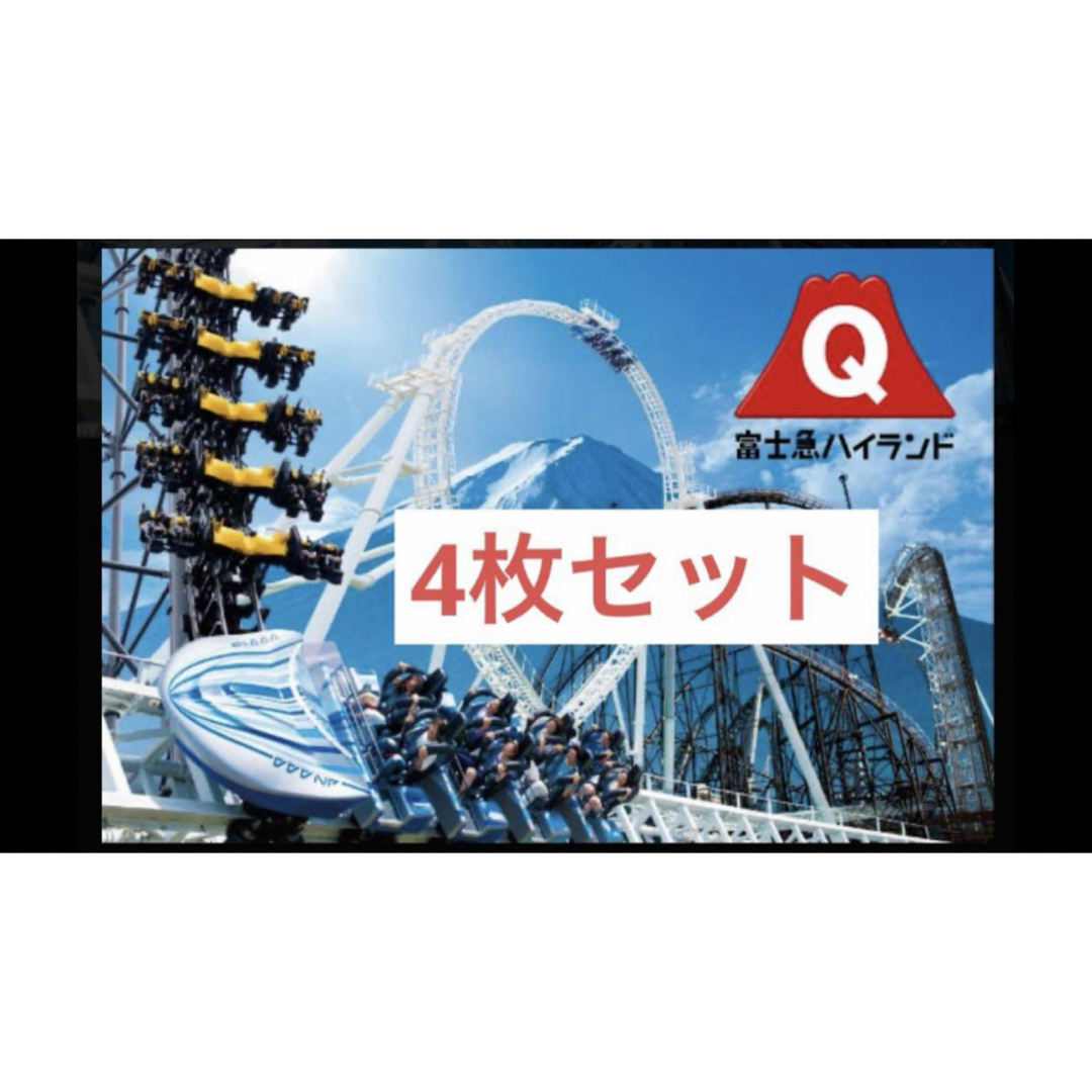 富士急ハイランド4名分 富士急ハイランド4名分