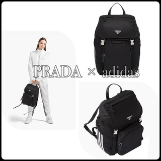 プラダ(PRADA)のPRADA × adidas コラボ ナイロン バックパック【新品】(リュック/バックパック)