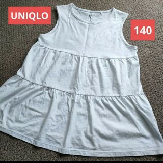 ユニクロ(UNIQLO)のUNIQLO（ユニクロ）ノースリーブ　140サイズ(Tシャツ/カットソー)