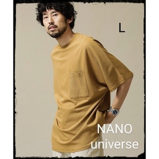 ナノユニバース(nano・universe)のNANO universe【美品】ドルマンスリーブクルーネックTシャツ(Tシャツ/カットソー(半袖/袖なし))