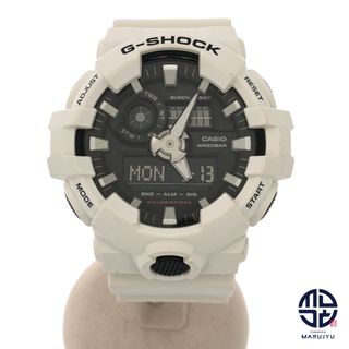 カシオ(CASIO)のCASIO G-SHOCK カシオ Gショック GA-700-7AJF ホワイト 白 ブラック 黒文字盤 腕時計 時計 メンズ クオーツ 電池式(腕時計(デジタル))