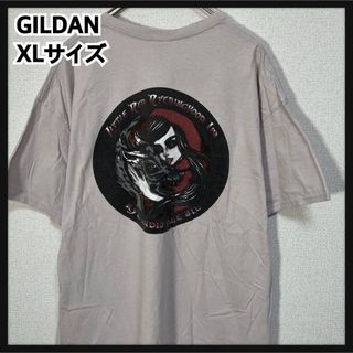 ギルタン(GILDAN)の【ギルダン】半袖Tシャツ　童話　赤ずきん　オオカミ　アニマルピンクホラー39(Tシャツ/カットソー(半袖/袖なし))