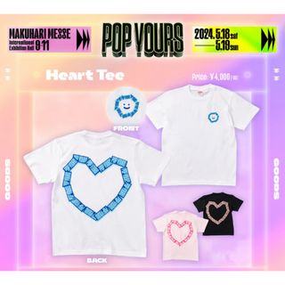 即完売XLサイズ ポップユアーズ 2024 Heart Tee(Tシャツ/カットソー(半袖/袖なし))