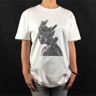 新品 アーバン 都会 ビル都市 レディ スタイリッシュ グラフィック Tシャツ(Tシャツ/カットソー(半袖/袖なし))