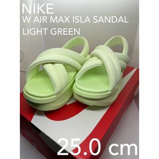 ナイキ(NIKE)のNIKE サンダル25cmW AIR MAX ISLA SANDAL 緑(サンダル)
