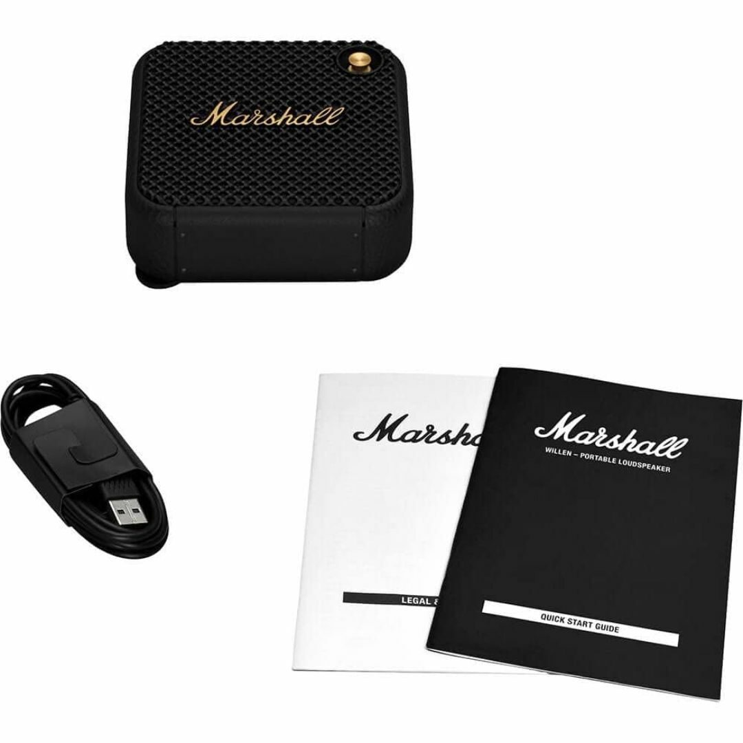 色: ブラック&ブラス】Marshall ワイヤレスポータブル防水 色: ブラック&ブラス】Marshall ワイヤレスポータブル防水