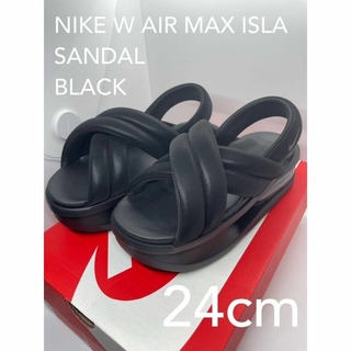 ナイキ(NIKE)のナイキ サンダル24cm NIKE W AIR MAX ISLA  Black(サンダル)