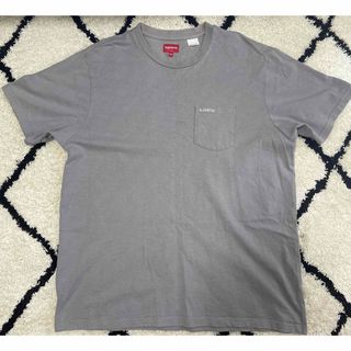 シュプリーム(Supreme)のFW22 supreme S/S POCKET TEE XXL GREY(Tシャツ/カットソー(半袖/袖なし))