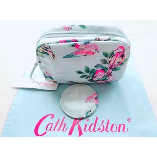 キャスキッドソン(Cath Kidston)の【新品未使用】キャスキッドソン メイクポーチ スプリングバード 小鳥(ポーチ)