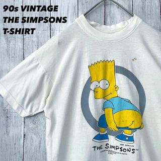 90sヴィンテージ古着　THE SIMPSONS シンプソンズプリントTシャツ(Tシャツ/カットソー(半袖/袖なし))