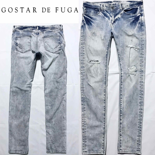 GOSTAR DE FUGA - GOSTAR DE FUGA 送料込 フーガ ストレッチ スキニー 加工 デニム