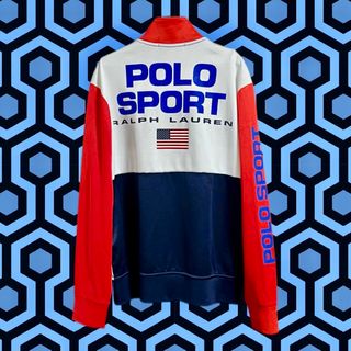 "POLO SPORT" BIG LOGO TRACK JACKET