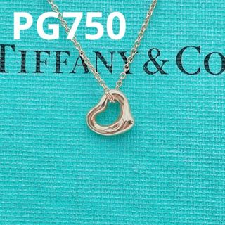 ティファニー(Tiffany & Co.)のTiffany & Co. ネックレス　ピンクゴールド　オープンハート　K18(ネックレス)