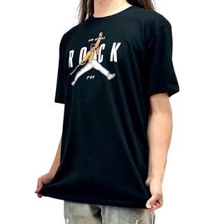 新品 クイーン フレディマーキュリー スタンドマイク ジャンプマン  Tシャツ(Tシャツ/カットソー(半袖/袖なし))