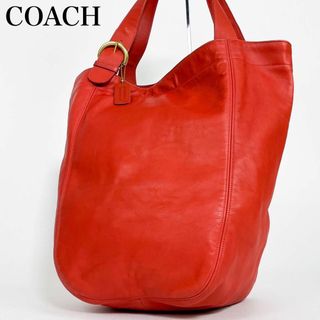 コーチ(COACH)のオレンジ✨COACH オールドコーチ　レザートートバッグ　4082(トートバッグ)